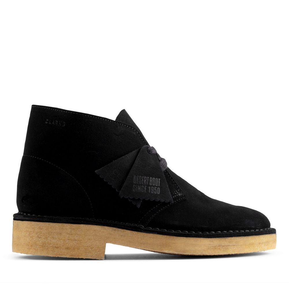 clarks botas negras